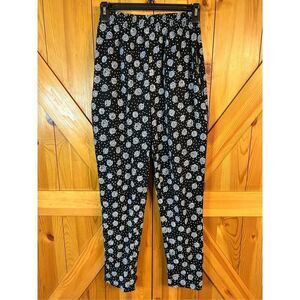 Simple Addition pants floral pull on size Small (0055)